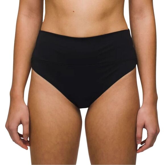 NWT Prana Aurelia Swim Bottom in Solid Black Size XL - Picture 1 of 4